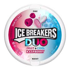 Ice Breaker Mint DUO Raspberry 8/24ct 1.3oz