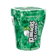Ice Cubes Spearmint Bottle 8/4ct