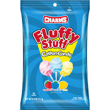 Charms Fluffy Stuff Cotton Candy Box 6/12ct 1 oz