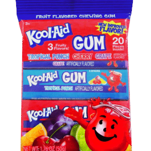 Hilco Kool-Aid gum 4pk Peg Bag 4/10ct 1.76oz