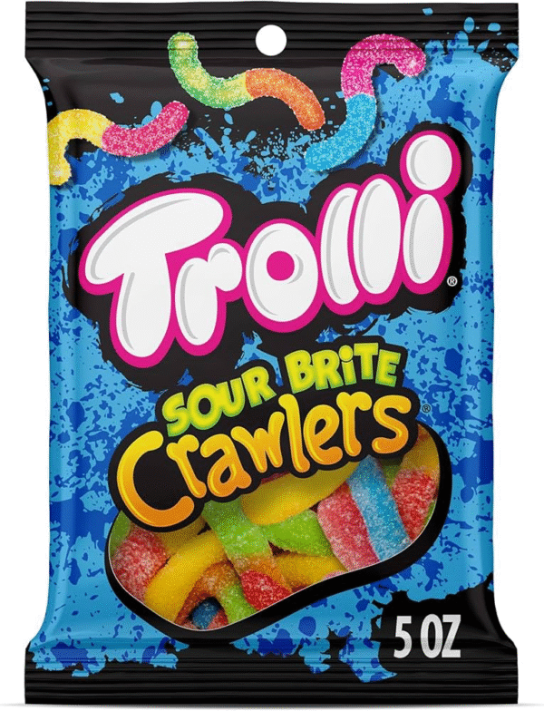 TROLLI SOUR BRITE CRAWLERS 12/5 OZ..