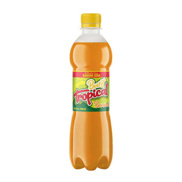 BURST SODA Banana Pequeña 24/16.9oz