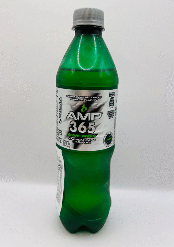 AMP Bebida Energetica Lima Limon (PET) 12/16.9oz