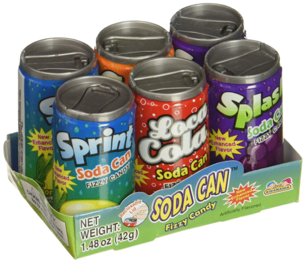 Kidsmania Soda Can Six-Pack 12/12's 87126