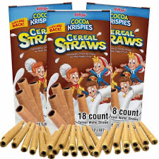 Cocoa Krispies Cereal Straws 12pk 18ct